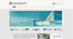 Desktop Screenshot of camaradecuentasmadrid.org